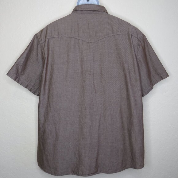 Old Navy* Men's Short Sleeve Button Down Curved Hem Chest Pocket Shirt~ Size XXL - Picture 2 of 11